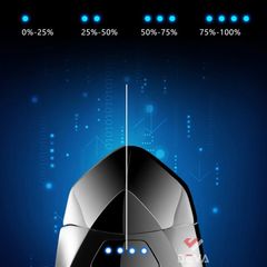 Bật lửa sạc USB hình kim cương 2 tia lửa điện KJ 809B