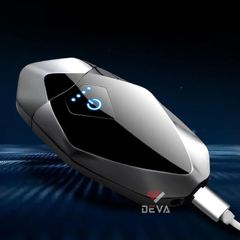 Bật lửa sạc USB hình kim cương 2 tia lửa điện KJ 809B