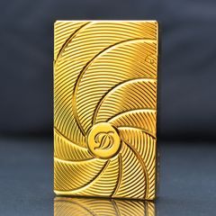 Bật Lửa ST Dupont Hồng Kông Vân Ngang Kẻ Đường Xoắn Ốc D127