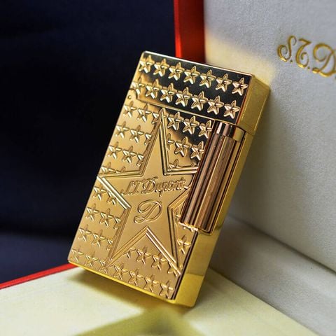 Bật lửa ST Dupont Hoa Văn Ngôi Sao Chìm D85