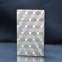 Dupont  trắng bạc hoa văn lục giác 3D D101