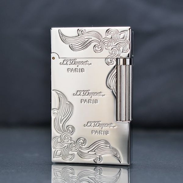 Bật lửa Dupont Paris hoa văn vàng D22V