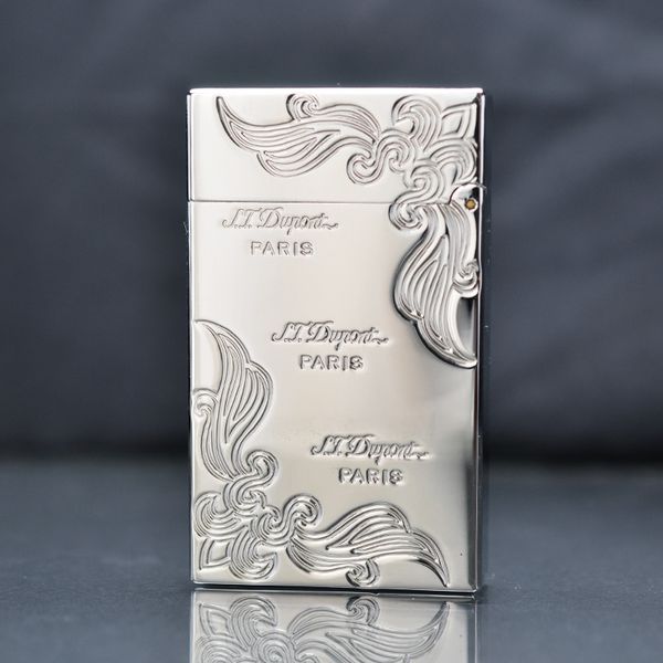 Bật lửa Dupont Paris hoa văn vàng D22V