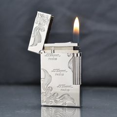 Bật lửa Dupont Paris hoa văn vàng D22V