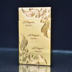Bật lửa Dupont Paris hoa văn vàng D22V