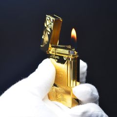 Bật lửa Dupont Paris hoa văn vàng D22V