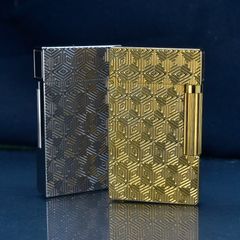 Bật lửa ST Dupont Hong Kong ô vuông đẹp D98