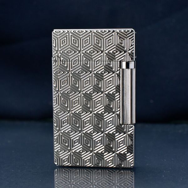 Bật lửa ST Dupont Hong Kong ô vuông đẹp D98