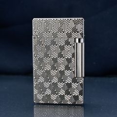 Bật lửa ST Dupont Hong Kong ô vuông đẹp D98