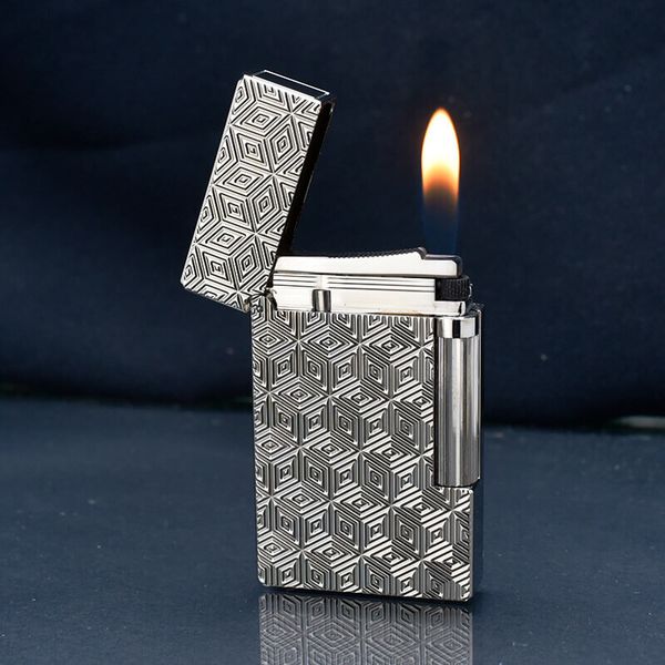 Bật lửa ST Dupont Hong Kong ô vuông đẹp D98