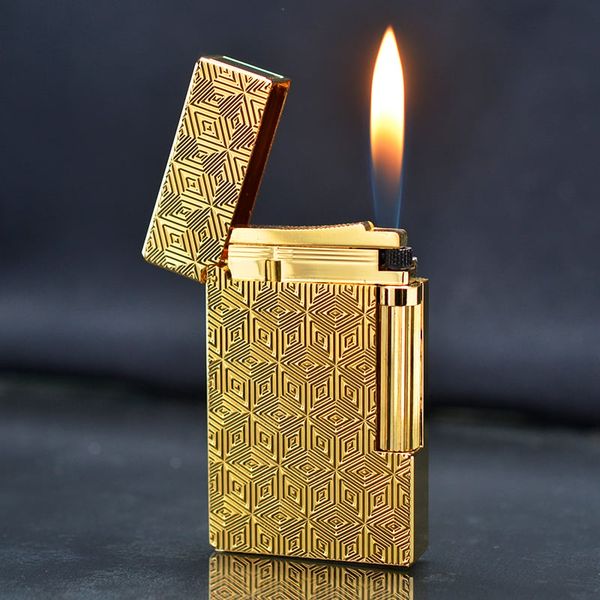 Bật lửa ST Dupont Hong Kong ô vuông đẹp D98