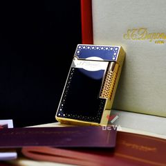 Dupont Hồng Kông Sơn Mài Viền Hoa Văn Chấm Tròn D156