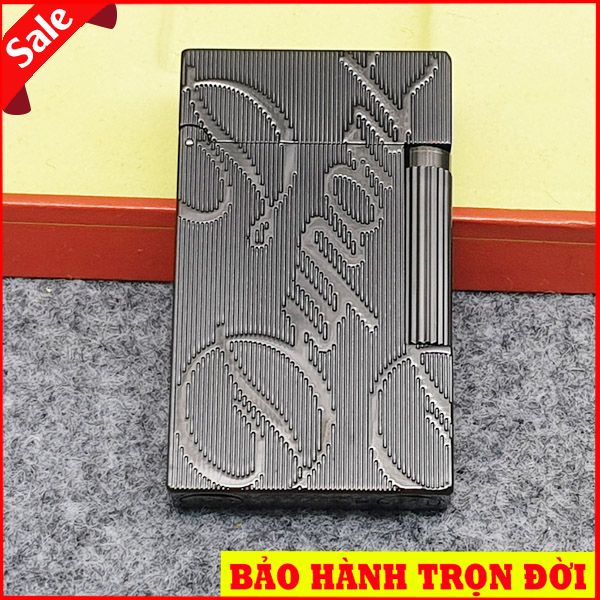 Bật lửa ST Dupont Hong Kong chữ nổi màu vàng D92