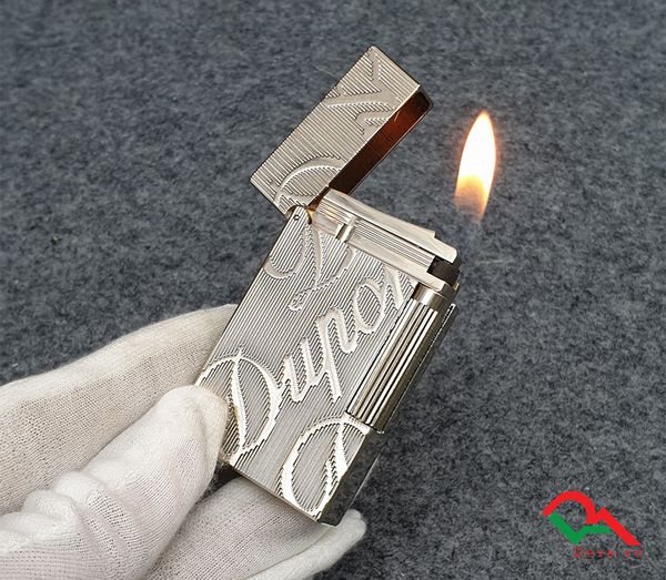 Bật lửa ST Dupont Hong Kong chữ nổi màu vàng D92