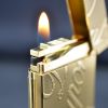 Bật lửa ST Dupont Hong Kong chữ nổi màu vàng D92V