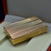 Bật Lửa ST Dupont Kẻ Dọc Vân Nổi Kim Cương Chéo D94
