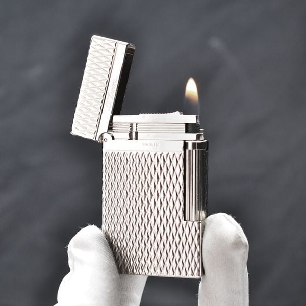 Bật lửa Dupont kẻ Caro D69