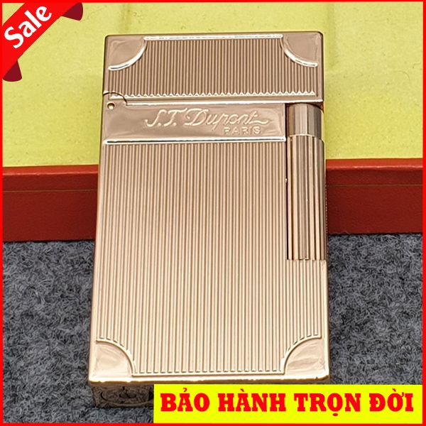 Bật lửa Dupont kẻ chặn 4 góc D75