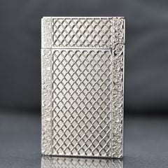 Bật lửa ST Dupont hoa văn kẻ lưới D128