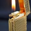 Bật lửa ST Dupont hoa văn kẻ lưới D128V