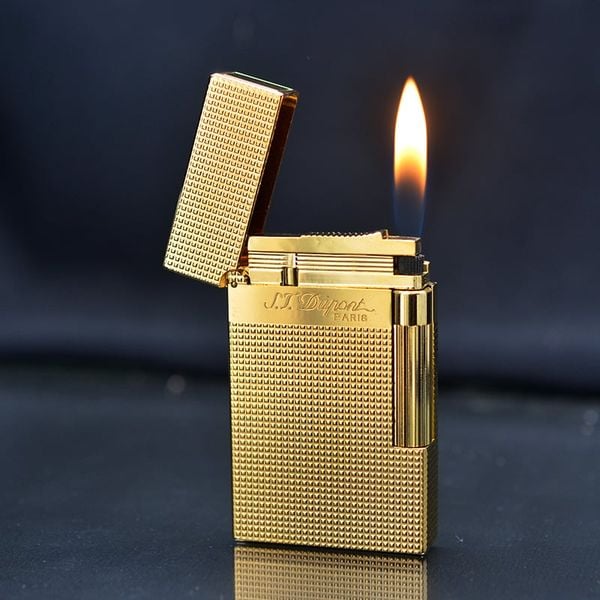 Bật lửa ST Dupont kẻ ô vuông mini nổi D229