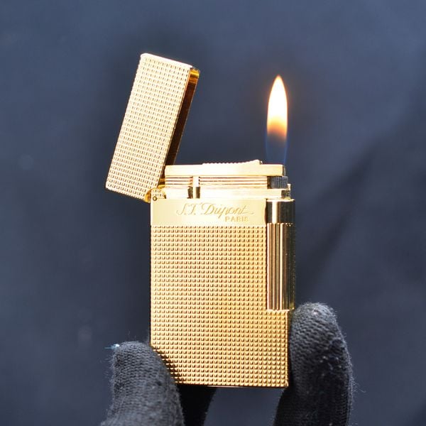 Bật lửa ST Dupont kẻ ô vuông mini nổi D229