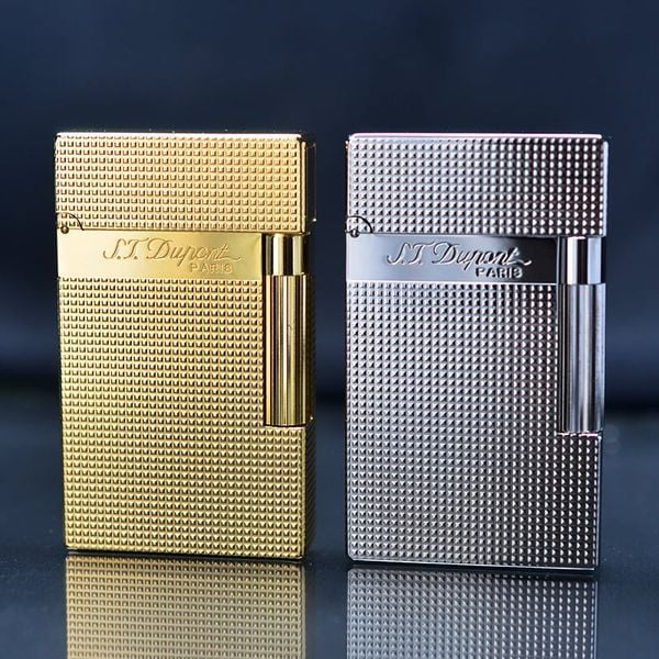 Bật lửa ST Dupont kẻ ô vuông mini nổi D229