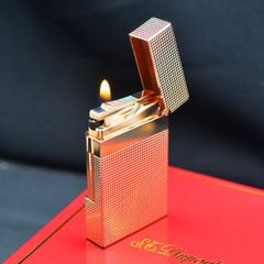 Bật lửa ST Dupont kẻ ô vuông mini nổi D229