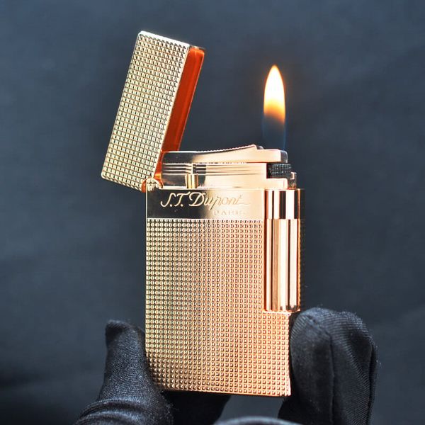 Bật lửa ST Dupont kẻ ô vuông mini nổi D229