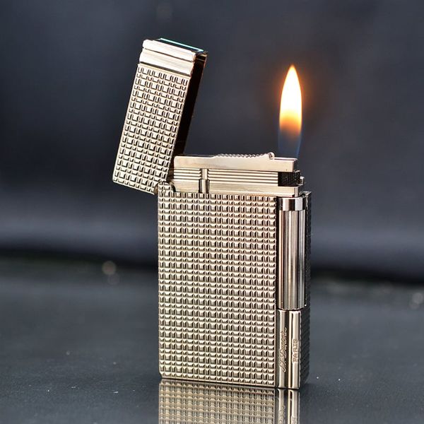 Bật lửa ST Dupont vàng ô vuông D109