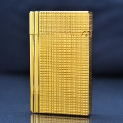 Bật lửa ST Dupont vàng ô vuông D109