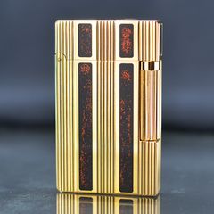 Bật lửa ST Dupont Hong Kong kẻ xọc sơn mài D95