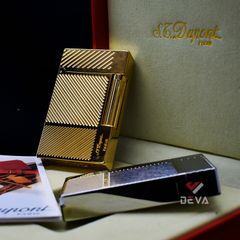 Bật lửa ST Dupont kẻ chìm vân chéo D93