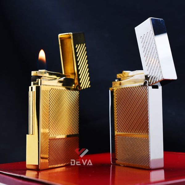 Bật lửa ST Dupont kẻ chìm vân chéo D93