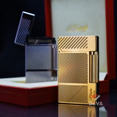 Bật lửa ST Dupont kẻ chìm vân chéo D93