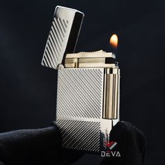 Bật lửa ST Dupont kẻ chìm vân chéo D93