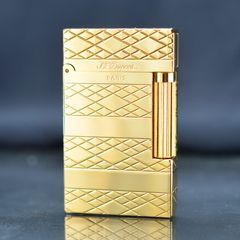 Dupont Hồng Kông Vân Chìm Khắc Sâu Kẻ Ô Hình Thoi D16