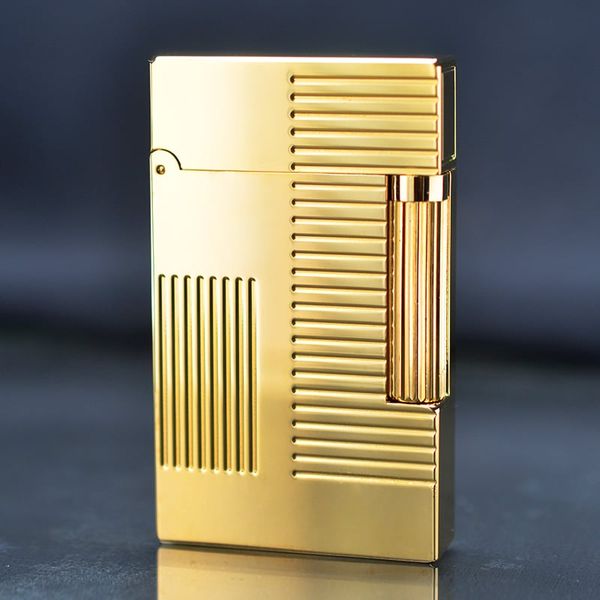 Bật lửa ST Dupont khắc chìm vạch ngang dọc D218