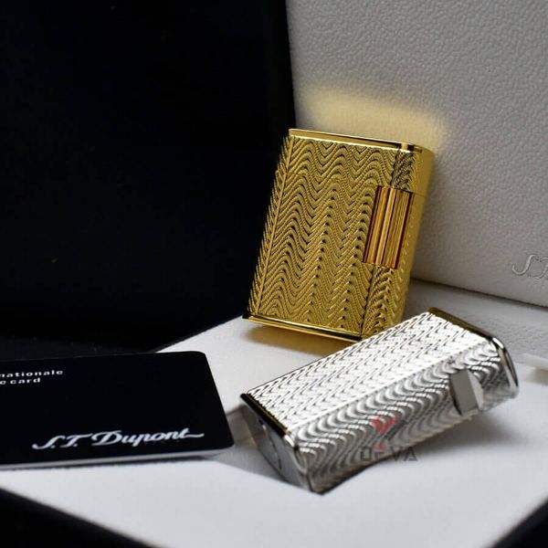 Dupont Hồng Kông Ligne 1 Form Thấp Cạnh Tròn Vân Sóng DT01