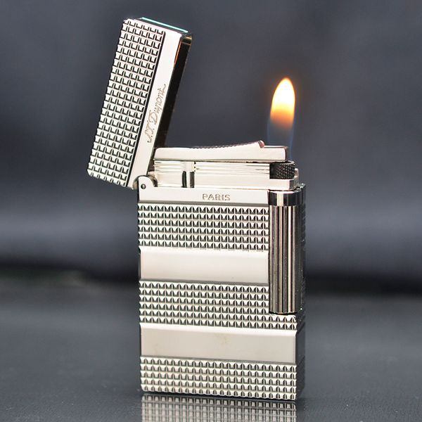 Bật lửa Dupont kẻ ô vuông ngang D72