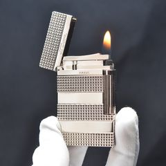 Bật lửa Dupont kẻ ô vuông ngang D72