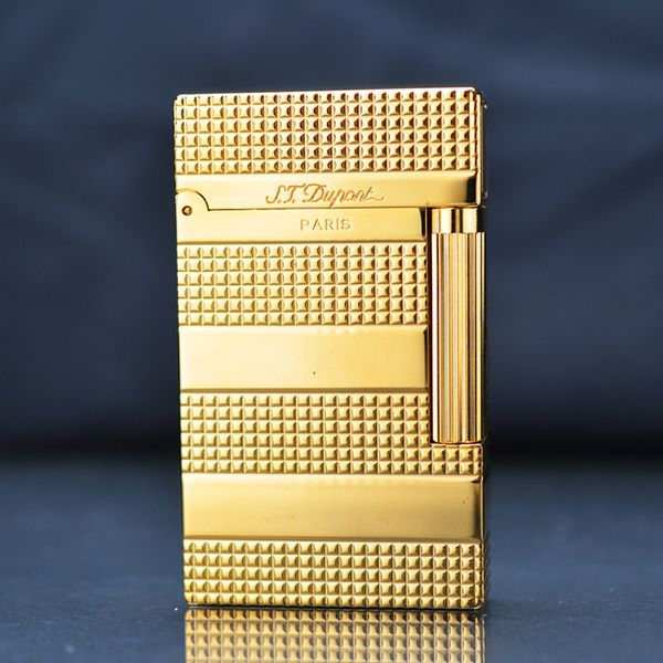 Bật lửa Dupont kẻ ô vuông ngang D72