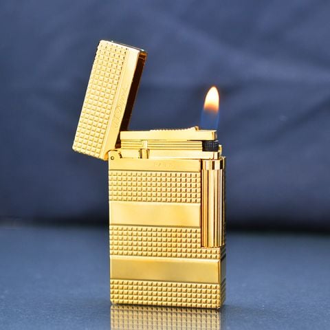 Bật lửa Dupont kẻ ô vuông ngang D72