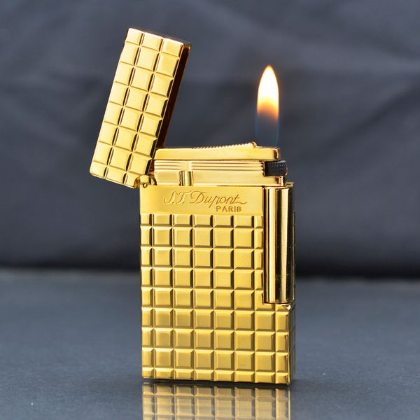 Bật lửa ST Dupont Supper  Ô Vuông nổi D182
