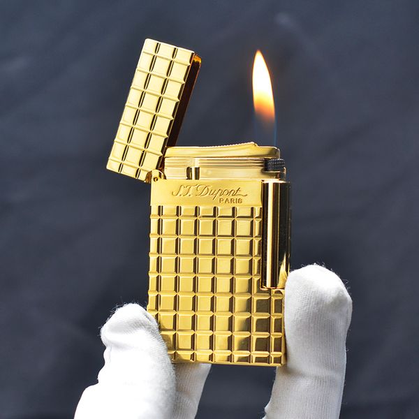 Bật lửa ST Dupont Supper  Ô Vuông nổi D182