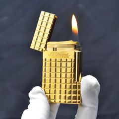 Bật lửa ST Dupont Supper  Ô Vuông nổi D182