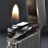 Bật lửa ST Dupont  hoa văn ô vuông nhỏ màu vàng D136V