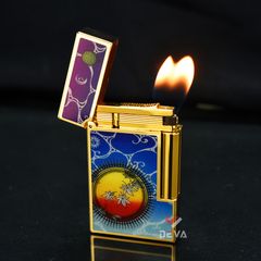 Dupont Hồng Kông Sơn Mài 2 Lửa Chủ Đề With The Row Sun D2C10