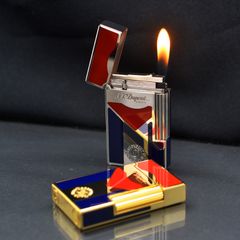 Bật Lửa ST Dupont Sơn Mài Chủ Đề Quốc Kỳ Cuba D48