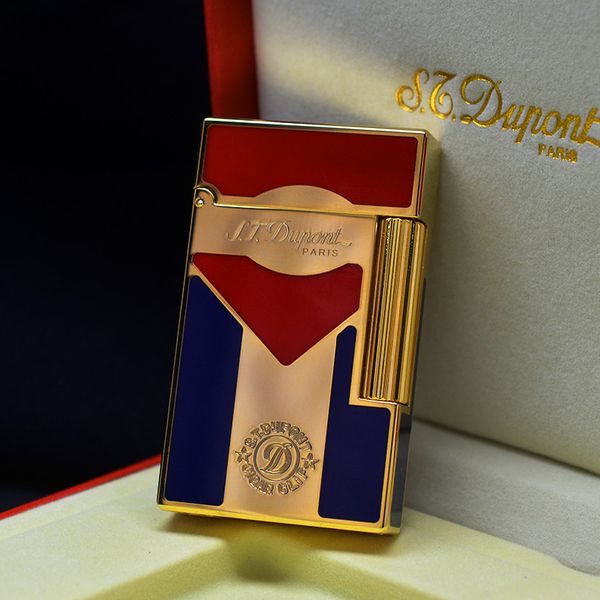 Bật Lửa ST Dupont Sơn Mài Chủ Đề Quốc Kỳ Cuba D48